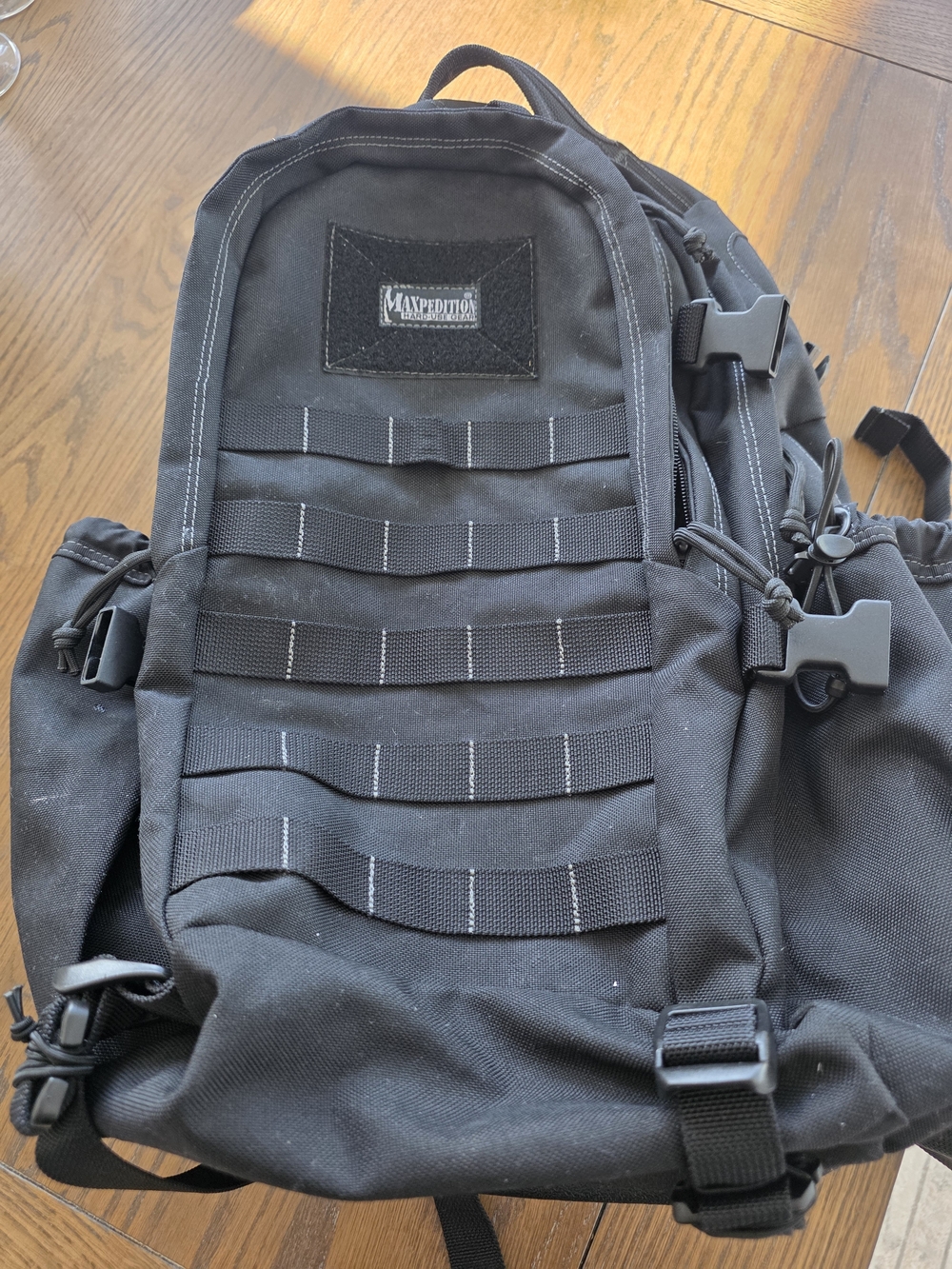 Maxpedition Black Tactical Backpack for Men